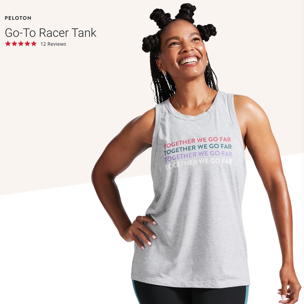 Brand New Peloton Go-To Racer Tank
